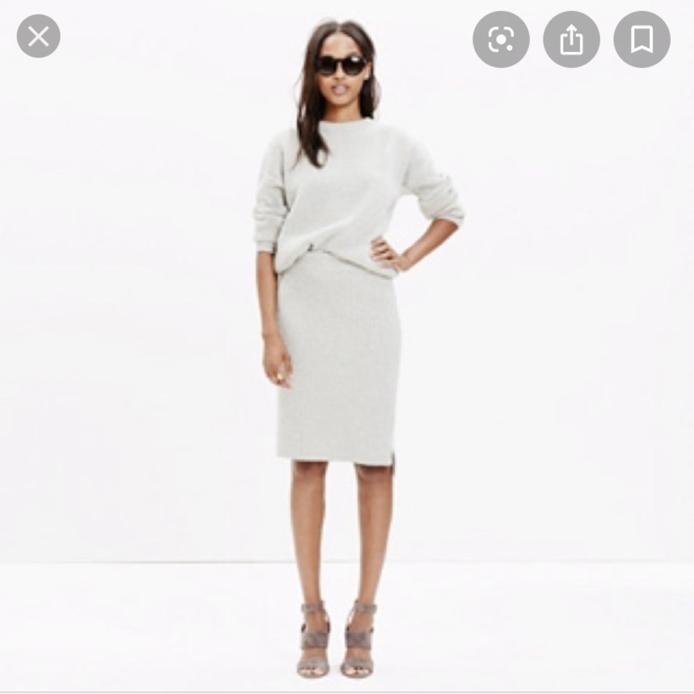 Madewell moderne skirt - wool pencil